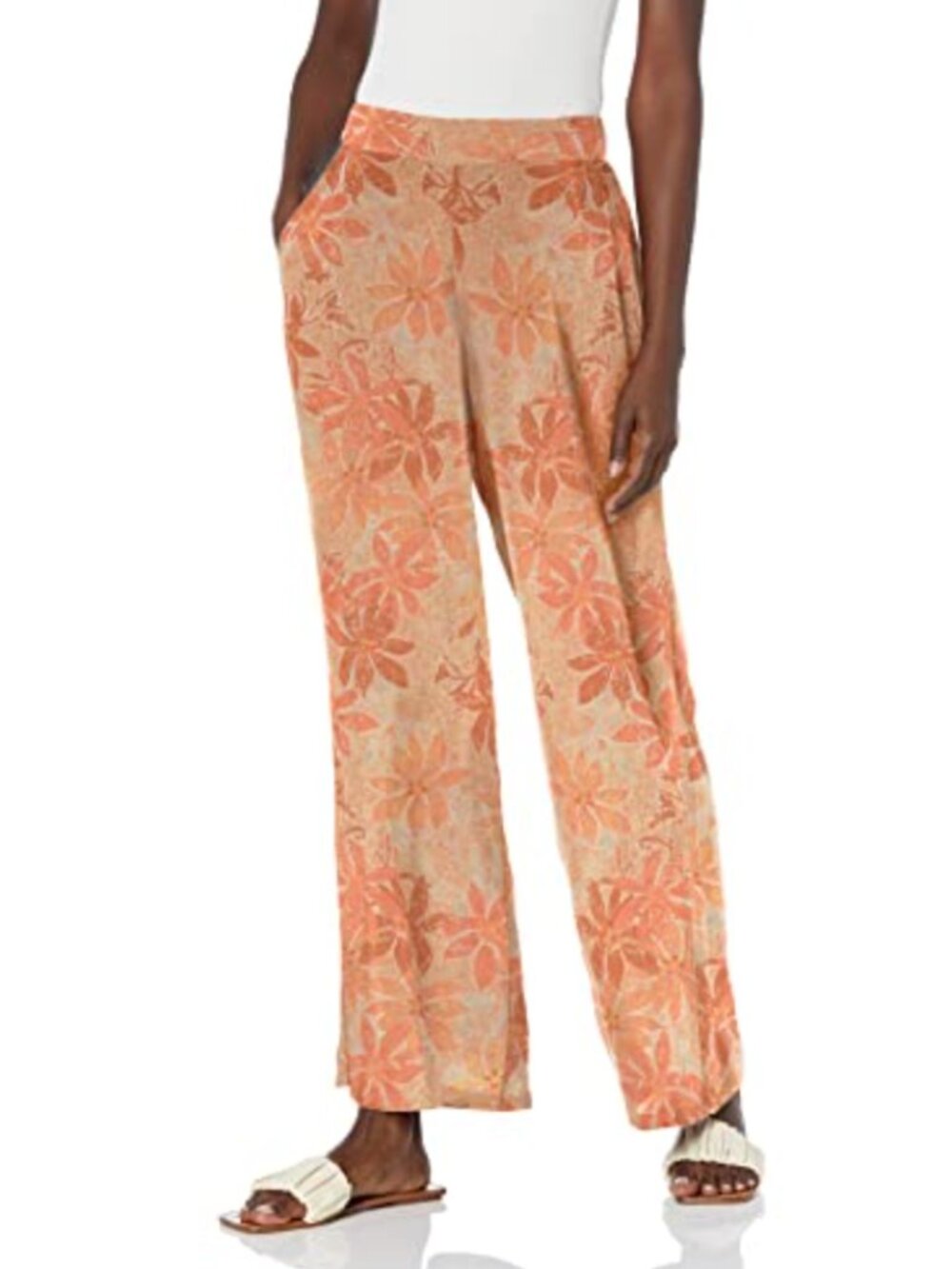 ROXY Wide-Leg Floral Pants Sz. XL (women's)